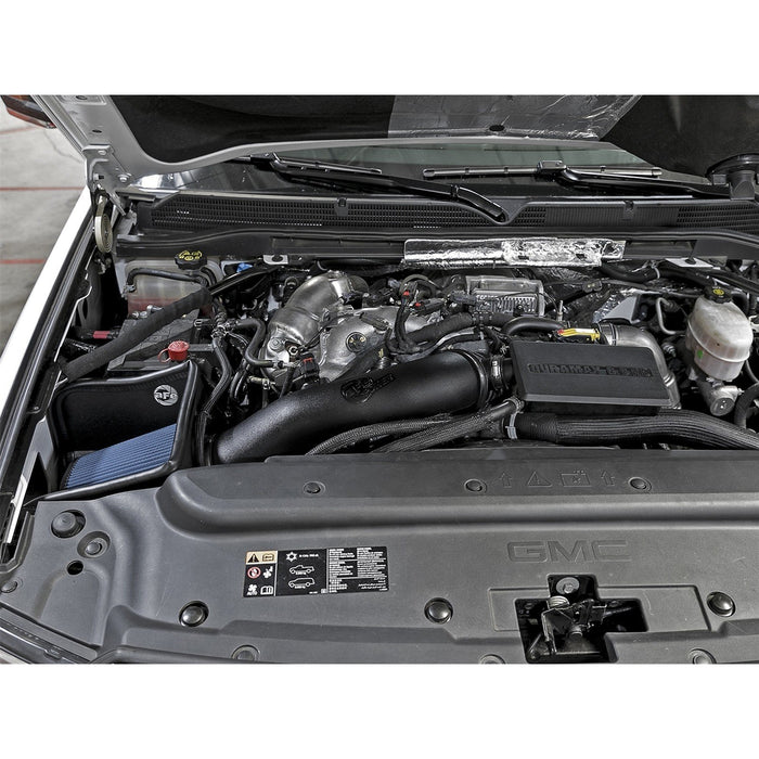 aFe Power Magnum Force Stage-2XP Cold Air Intake System w/ Pro 5R Media Black GM Diesel Trucks 17-19 V8-6.6L (td) L5P