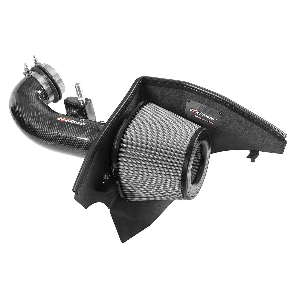 aFe Power Track Series Stage-2 Carbon Fiber Intake System w/ Pro Media Chevrolet Camaro SS 16-20 V8-6.2L (sc)