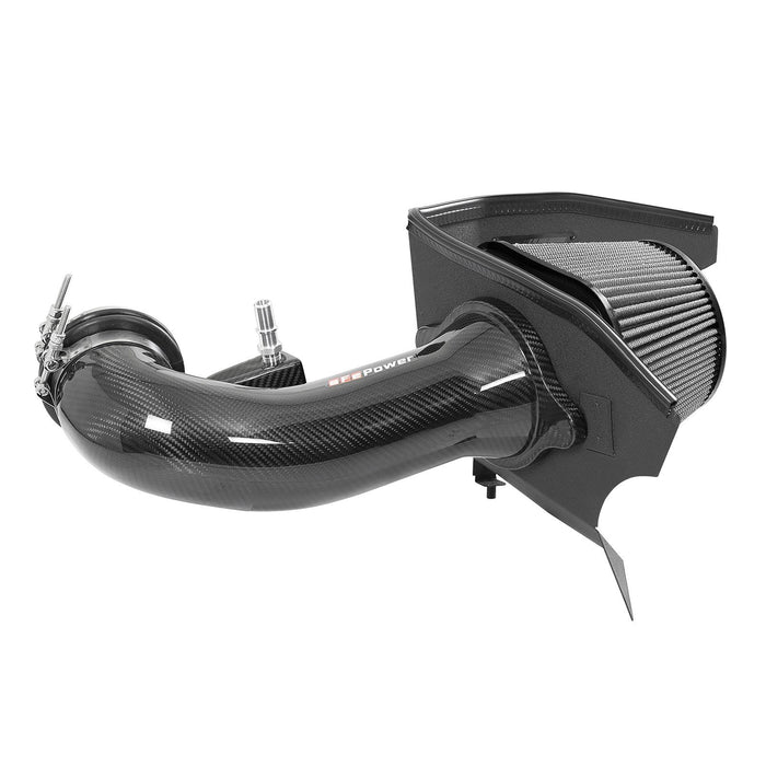 aFe Power Track Series Stage-2 Carbon Fiber Intake System w/ Pro Media Chevrolet Camaro SS 16-20 V8-6.2L (sc)