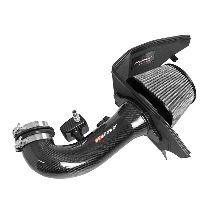 aFe Power Track Series Stage-2 Carbon Fiber Intake System w/ Pro Media Chevrolet Camaro SS 16-20 V8-6.2L (sc)