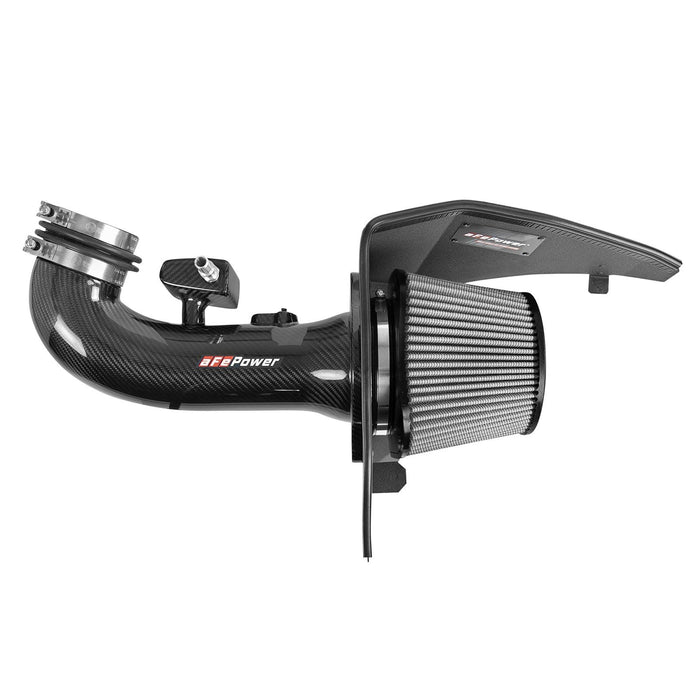 aFe Power Track Series Stage-2 Carbon Fiber Intake System w/ Pro Media Chevrolet Camaro SS 16-20 V8-6.2L (sc)