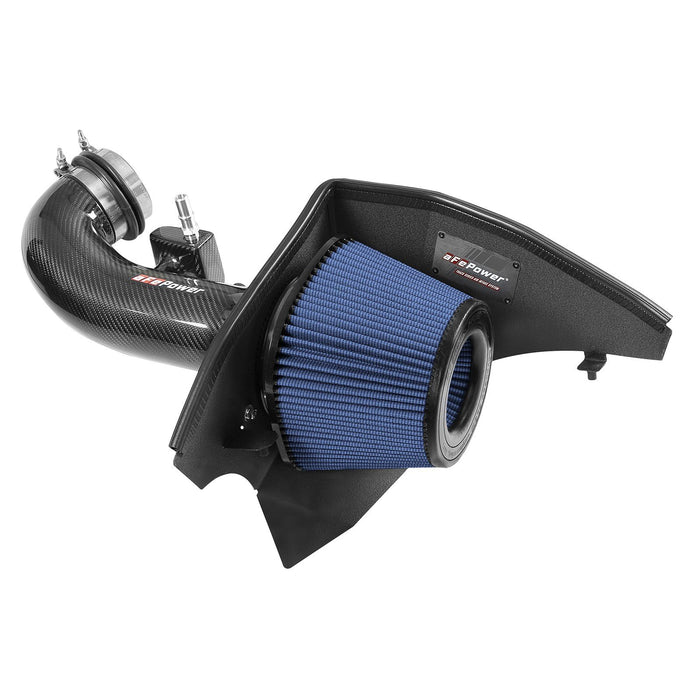 aFe Power Track Series Stage-2 Carbon Fiber Intake System w/ Pro Media Chevrolet Camaro SS 16-20 V8-6.2L (sc)