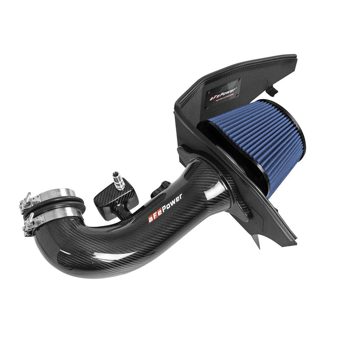 aFe Power Track Series Stage-2 Carbon Fiber Intake System w/ Pro Media Chevrolet Camaro SS 16-20 V8-6.2L (sc)