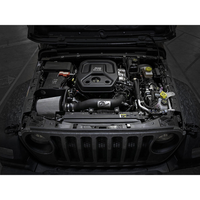 aFe Power Magnum Force Stage-2XP Cold Air Intake System Media Black  Jeep Wrangler (JL) 18-20 L4-2.0L (t)
