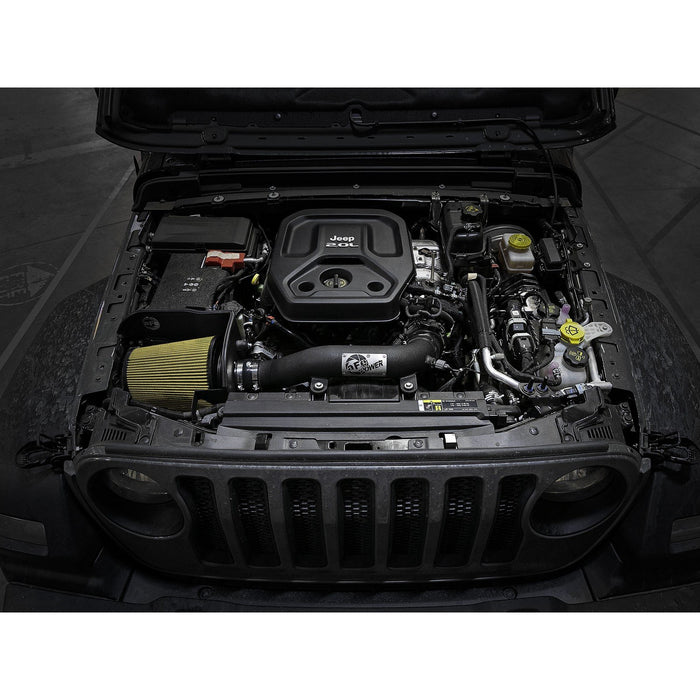 aFe Power Magnum Force Stage-2XP Cold Air Intake System Media Black  Jeep Wrangler (JL) 18-20 L4-2.0L (t)