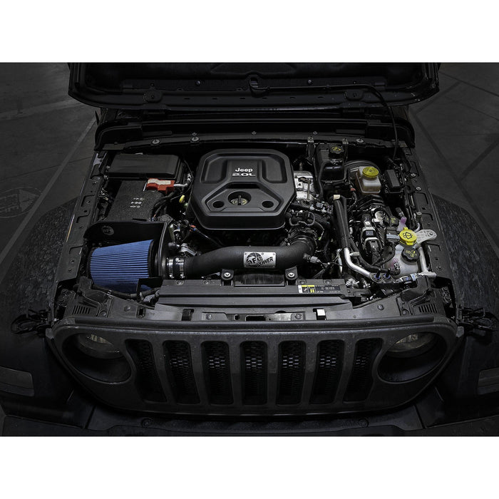 aFe Power Magnum Force Stage-2XP Cold Air Intake System Media Black  Jeep Wrangler (JL) 18-20 L4-2.0L (t)