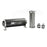 DeatschWerks Stainless Steel 6AN 5 Micron Universal Inline Fuel Filter Housing Kit (160mm)