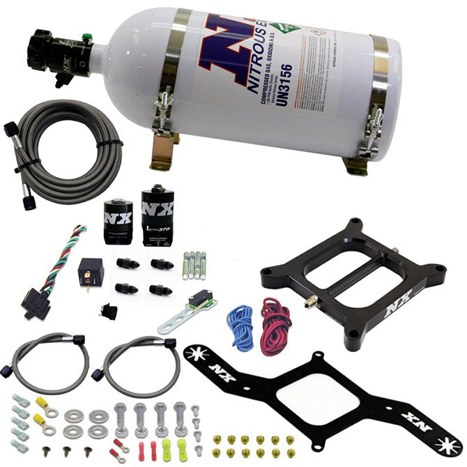 Nitrous Express 4150 RNC Conventional Nitrous Plate Kit w/.375in Solenoid