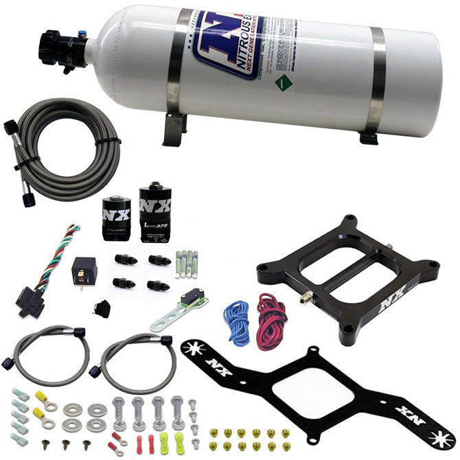 Nitrous Express 4150 RNC Conventional Nitrous Plate Kit w/.375in Solenoid