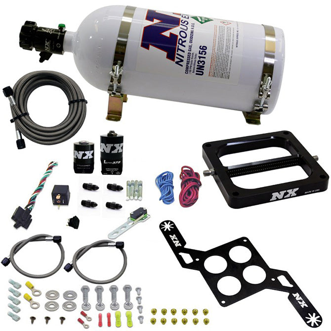 Nitrous Express 4500 RNC Conventional Nitrous Plate Kit w/.375in Solenoid