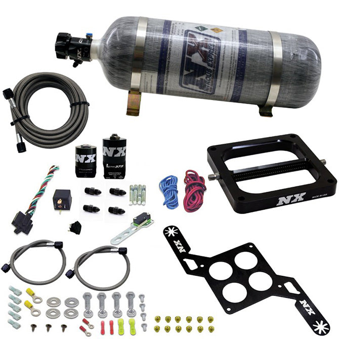 Nitrous Express 4500 RNC Conventional Nitrous Plate Kit w/.375in Solenoid