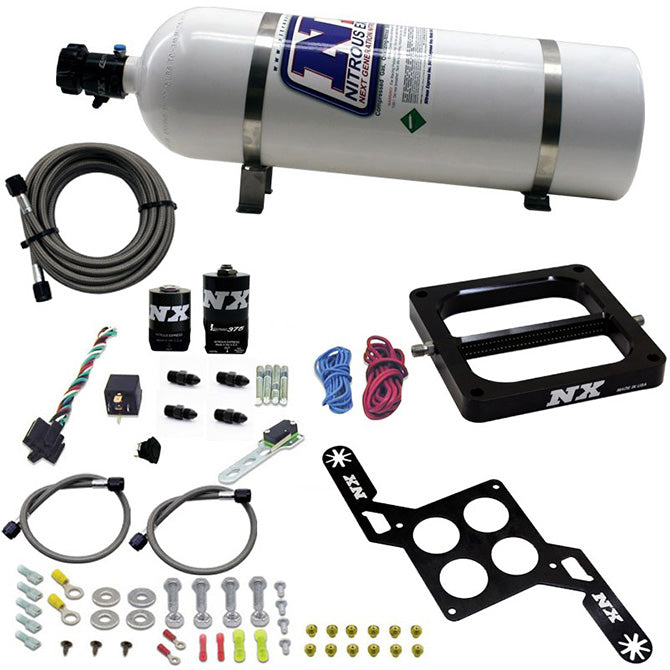 Nitrous Express 4500 RNC Conventional Nitrous Plate Kit w/.375in Solenoid