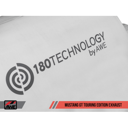 AWE Tuning S550 Mustang GT Cat-back Exhaust - Touring Edition (Chrome Silver Tips)