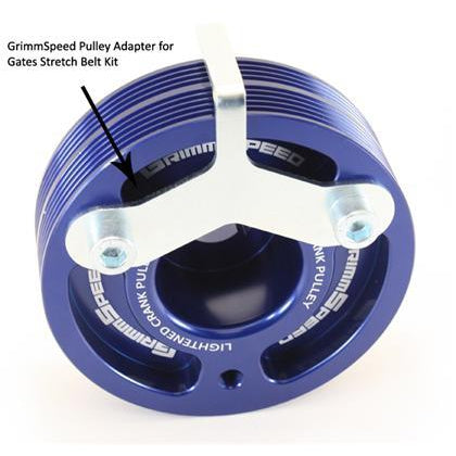 GrimmSpeed Subaru Pulley Adapter for Gates Stretch Belt 08+ Kit
