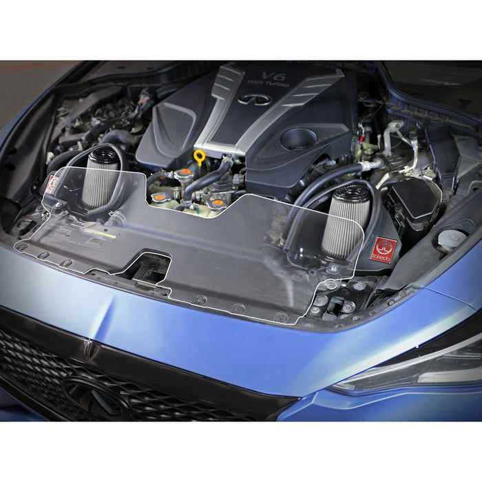 aFe Power Takeda Stage-2 Cold Air Intake System Media Black Infiniti Q50/Q60 16-19 V6-3.0L (tt)