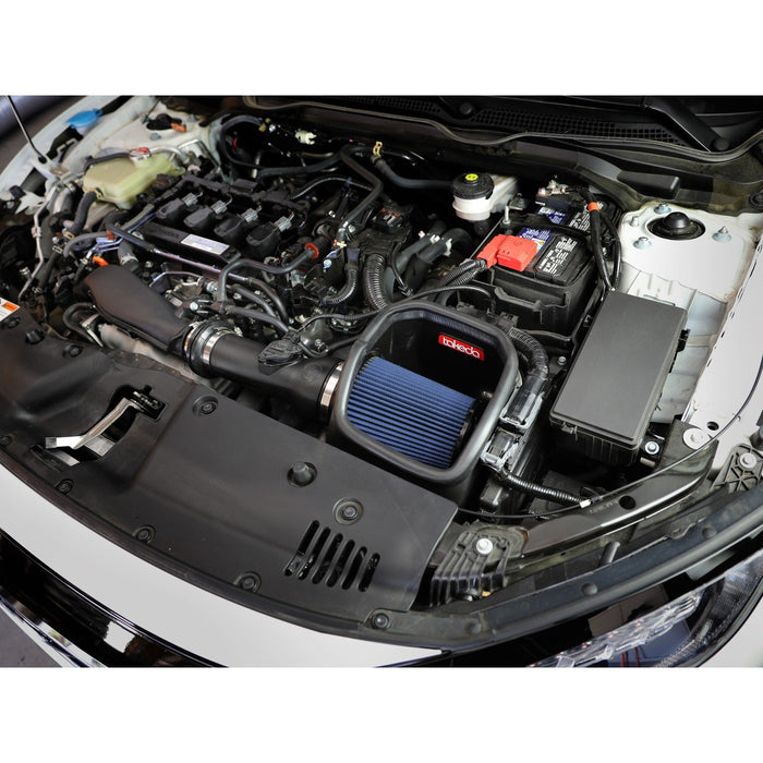 aFe Power Takeda Stage-2 Cold Air Intake System Media Black Honda Civic Si 17-20 L4-1.5L (t)