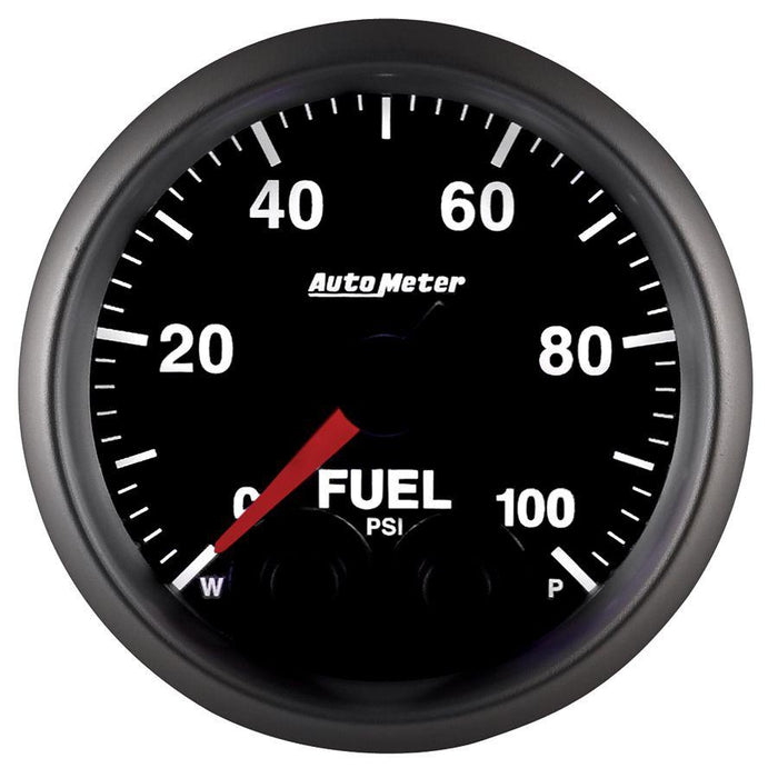 AutoMeter Elite 52mm 0-100 PSI Fuel Pressure Peak & Warn w/ Electronic Control Gauge