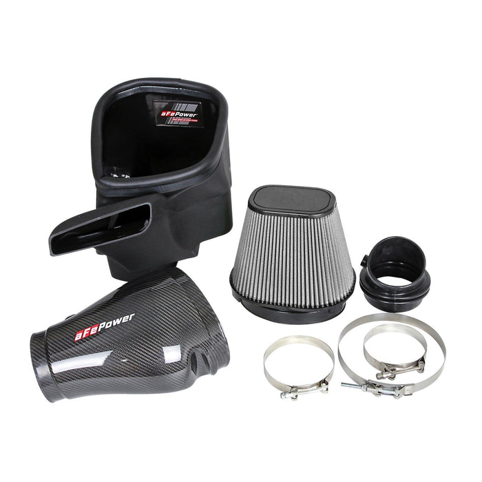 aFe Power Track Series Stage-2 Carbon Fiber Intake System w/ Pro Media Jeep Grand Cherokee Trackhawk (WK2) 2018 V8-6.2L (sc)