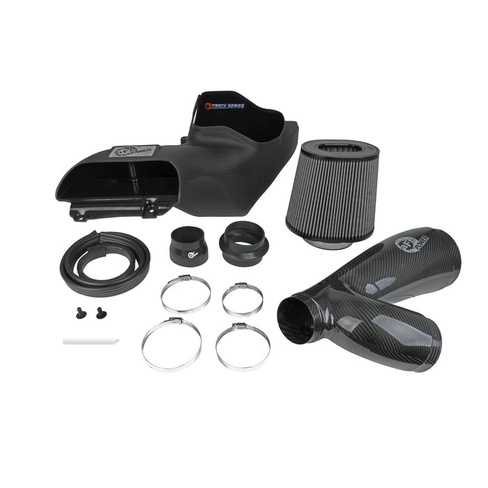 aFe Power Track Series Stage-2 Carbon Fiber Intake System w/ Pro Media Ford F-150 Raptor 17-20 V6-3.5L (tt)