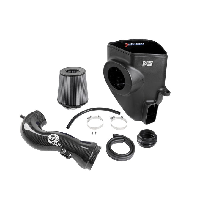 aFe Power Track Series Stage-2 Carbon Fiber Intake System w/ Pro Media GM Silverado/Sierra 1500 19-21/Tahoe/Suburban/Yukon/XL 2021 V8-5.3/6.2L