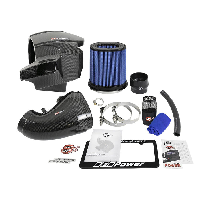 aFe Power Black Series Carbon Fiber Cold Air Intake System w/ Pro Media Jeep Grand Cherokee SRT8 (WK2) 12-20 V8-6.4L HEMI