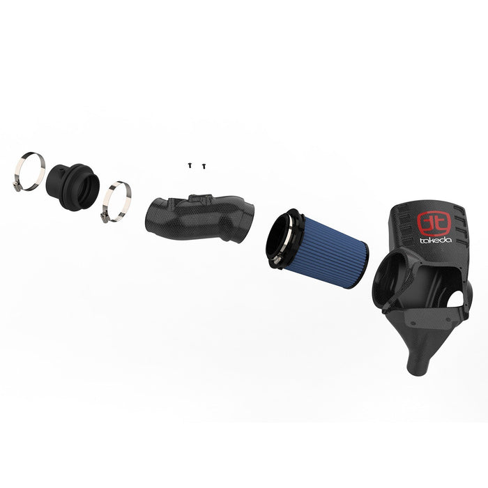 aFe Power Black Series Carbon Fiber Cold Air Intake System w/ Pro Media Honda Civic Type R 17-20 L4-2.0L (t)