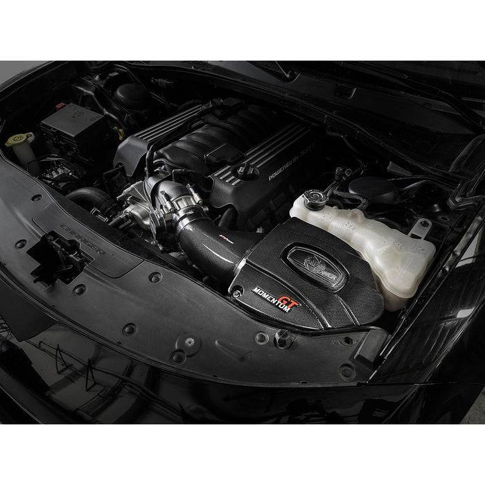 aFe Power Black Series Carbon Fiber Cold Air Intake System w/ Pro Media Dodge Challenger/Charger/Chrysler 300 SRT8/SRT 11-20 V8-6.4L HEMI
