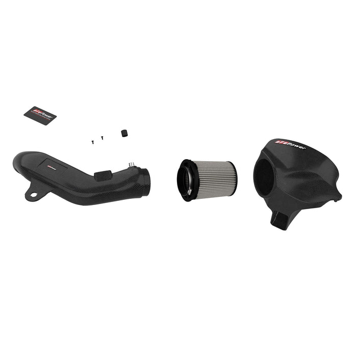 aFe Power Black Series Stage-2 Carbon Fiber Cold Air Intake System w/ Pro Media BMW M2 (F87) 16-18 L6-3.0L (t) N55