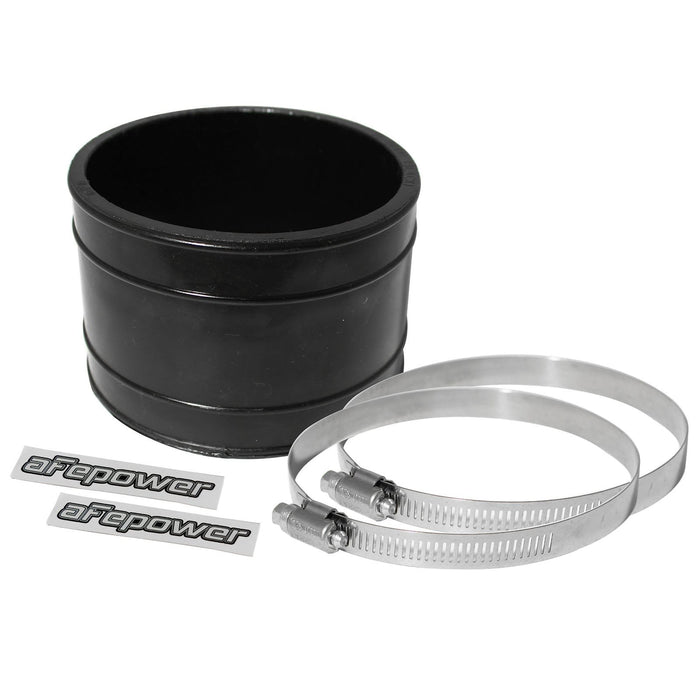aFe Power Magnum Force Cold Air Intake System Spare Parts Kit (4 IN ID x 3 IN L) Straight Coupler - Black
