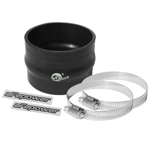 aFe Power Magnum Force Cold Air Intake System Spare Parts Kit (3 IN ID x 2-1/4 IN L) Straight Coupler w/ Hump - Black