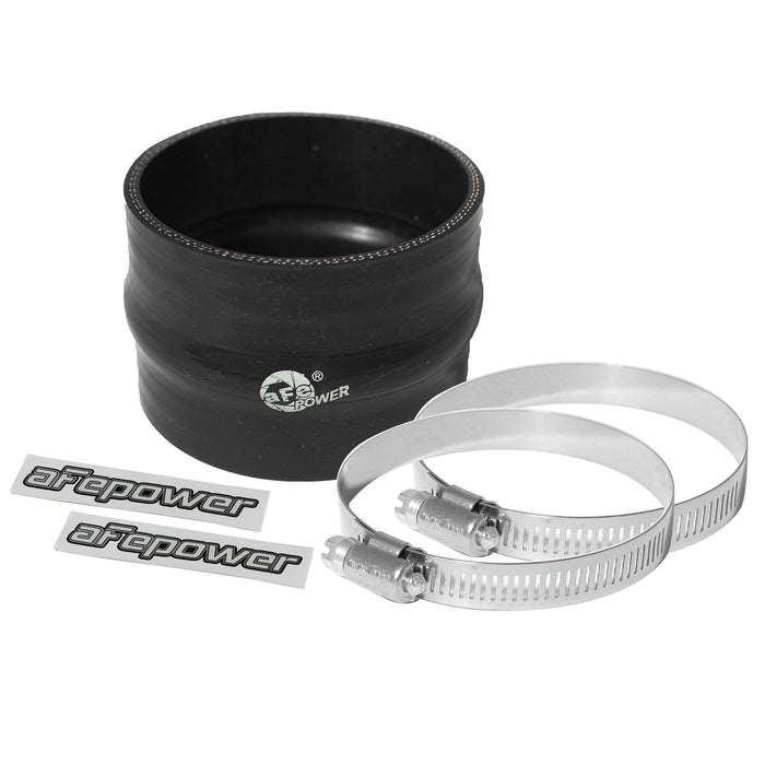 aFe Power Magnum Force Cold Air Intake System Spare Parts Kit (3 IN ID x 2-1/4 IN L) Straight Coupler w/ Hump - Black