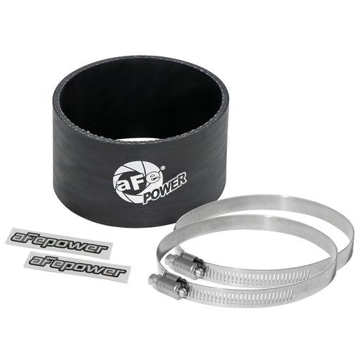 aFe Power Magnum Force Cold Air Intake System Spare Parts Kit (3-1/2 IN ID x 2 IN L) Straight Coupler - Black