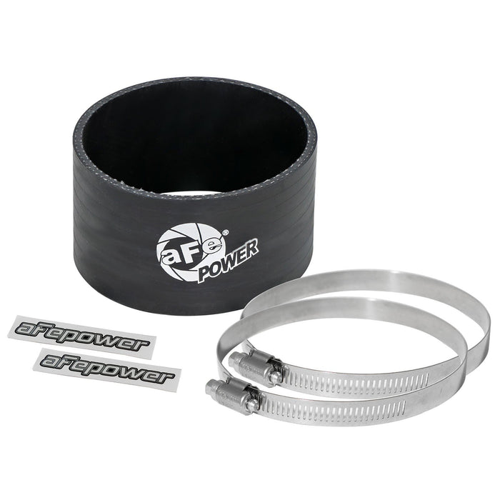 aFe Power Magnum Force Cold Air Intake System Spare Parts Kit (3-1/2 IN ID x 2 IN L) Straight Coupler - Black
