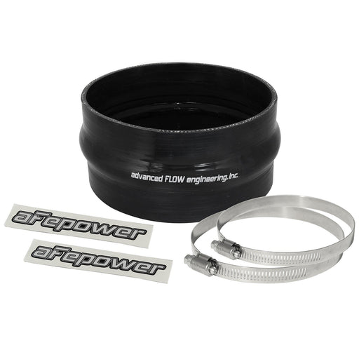 aFe Power Magnum Force Cold Air Intake System Spare Parts Kit (6 IN ID x 3 IN L) Straight Coupler w/ Hump - Black