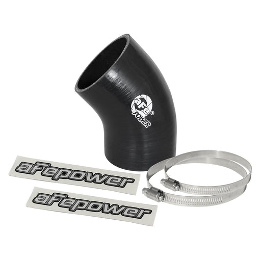 aFe Power Magnum Force Cold Air Intake System Spare Parts Kit (3 IN ID x 6 IN L x 45-Deg.) Elbow Coupler - Black