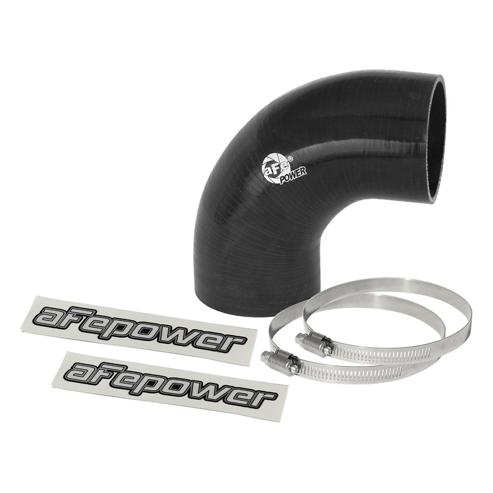 aFe Power Magnum Force Cold Air Intake System Spare Parts Kit (2-3/4 IN ID x 3 IN L x 90 Deg.) Elbow Coupler - Black