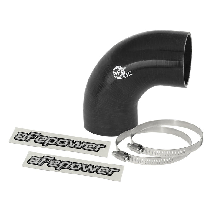 aFe Power Magnum Force Cold Air Intake System Spare Parts Kit (2-3/4 IN ID x 3 IN L x 90 Deg.) Elbow Coupler - Black