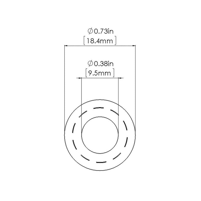 aFe Power Magnum Force Replacement Fuel Hose Kit 3/8 IN ID x 36 IN L