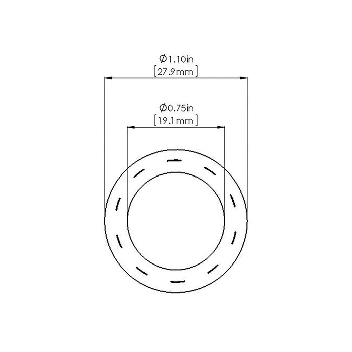aFe Power Magnum Force Cold Air Intake System Spare Parts Kit 3/4 IN ID x 24 IN L