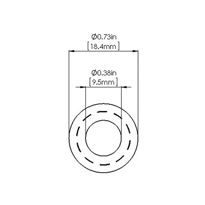 aFe Power Magnum Force Replacement Coolant Hose 3/8 IN ID x 36 IN L