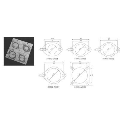 HKS Gasket 85mm Universal EX (2pcs)