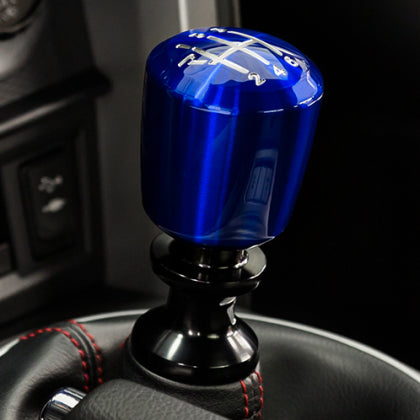 Raceseng Ashiko Shift Knob (Gate 1 Engraving) VW / Audi Adapter - Blue Translucent