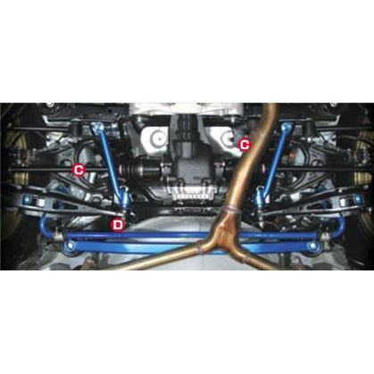 Cusco Power Brace Rear MEMBER Side GRB GH8 GVB SH5 BR9 BM9