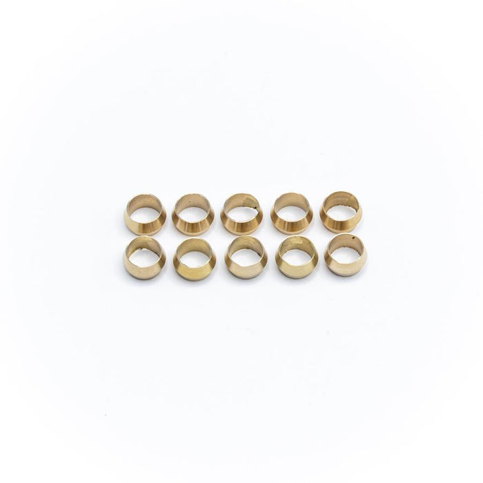 DeatschWerks Replacement Hard Line Compression Olives, 5/16" (Pack of 10)