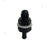 PRL -6 AN to 5/16" Black Bulkhead Fitting