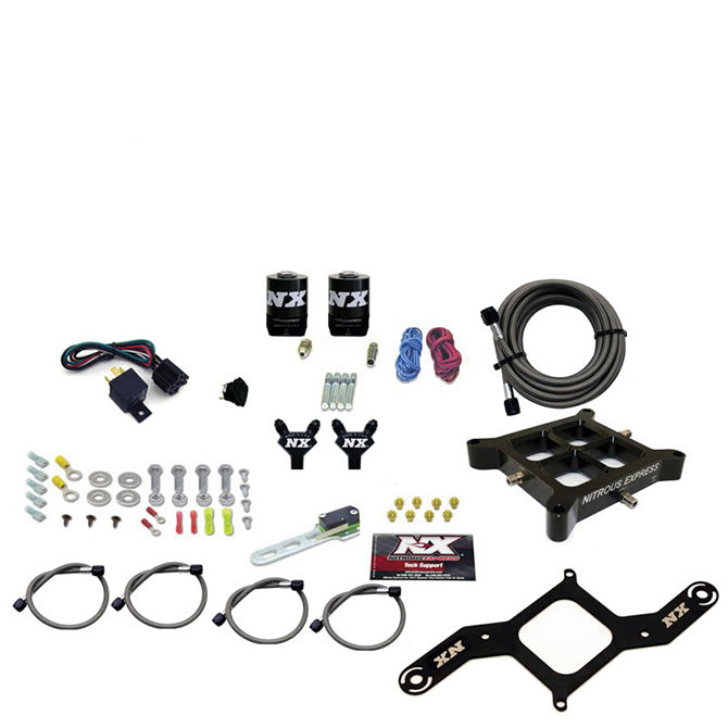 Nitrous Express 4150 Billet Crossbar Stage 6 Nitrous Kit (50-300HP)