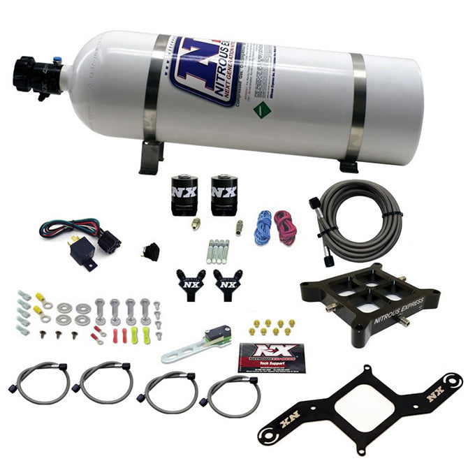 Nitrous Express 4150 Billet Crossbar Stage 6 Nitrous Kit (50-300HP)