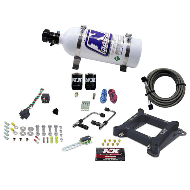 Nitrous Express 4150 Gemini Stage 6 Alcohol Nitrous Kit (50-300HP) w/o Bottle