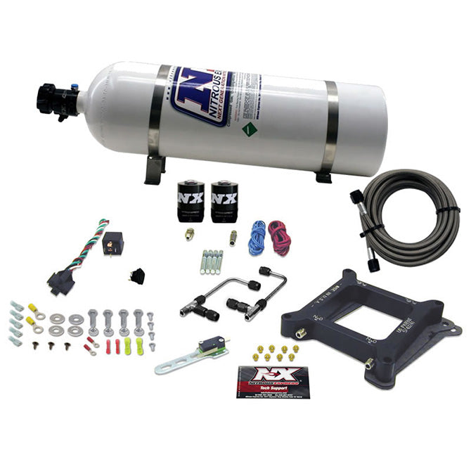 Nitrous Express 4150 Gemini Stage 6 Alcohol Nitrous Kit (50-300HP) w/o Bottle