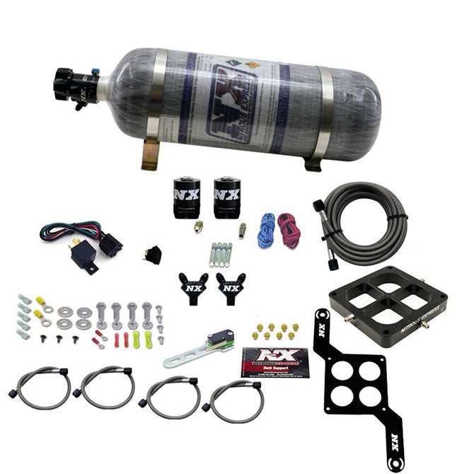 Nitrous Express Dominator Billet Crossbar Stage 6 Nitrous Kit (50-300HP) w/o Bottle